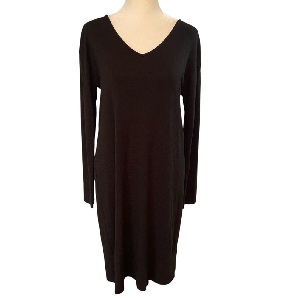 J.Jill Wearever Collection Women's Size Xs Black Long Sleeve Tunic Dress Roomy